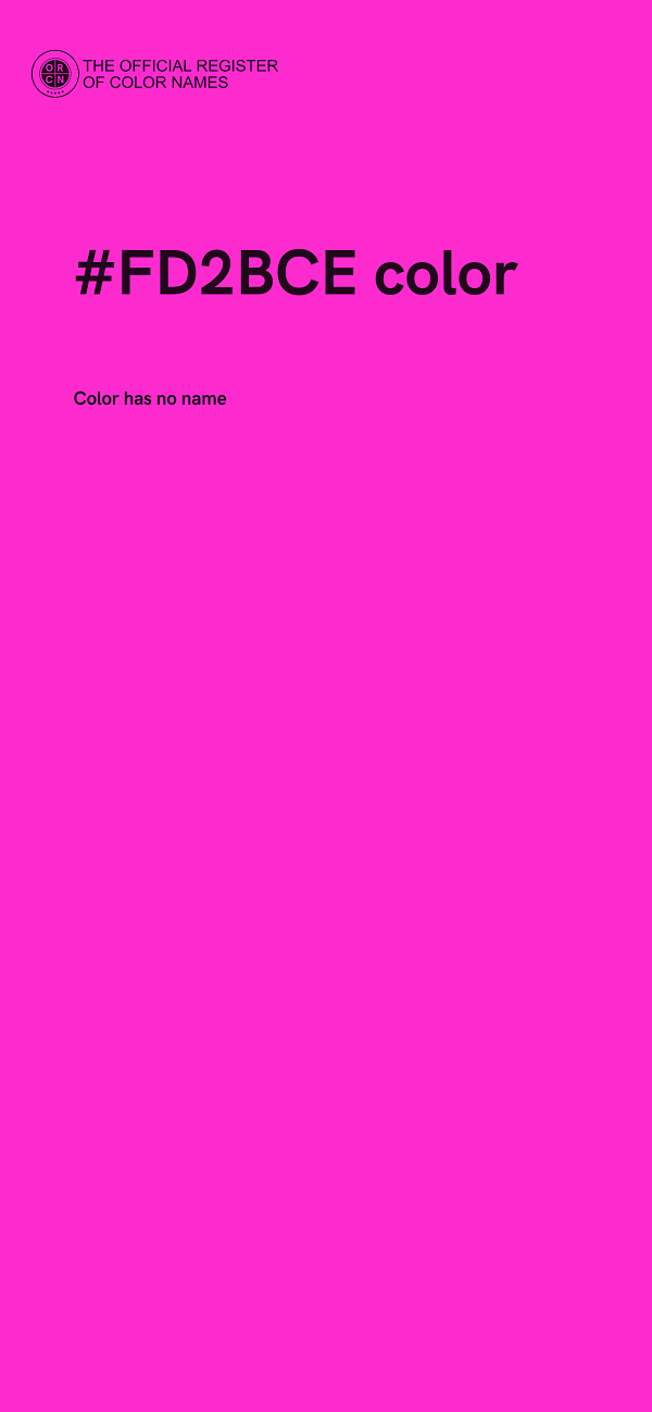 #FD2BCE color image