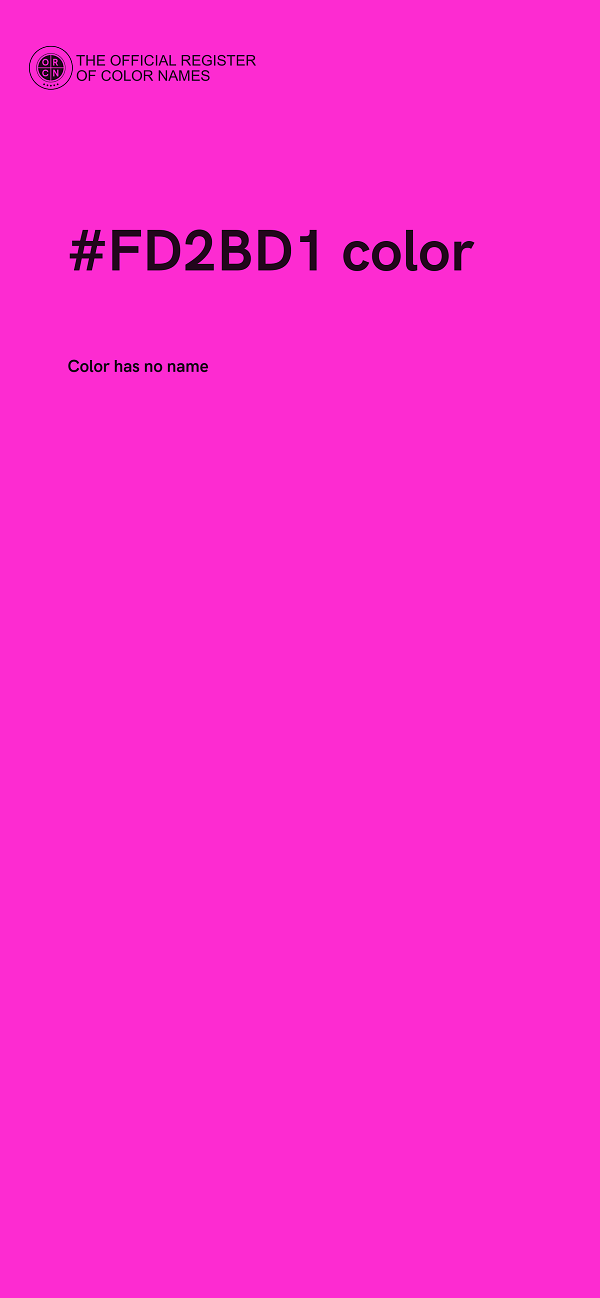#FD2BD1 color image