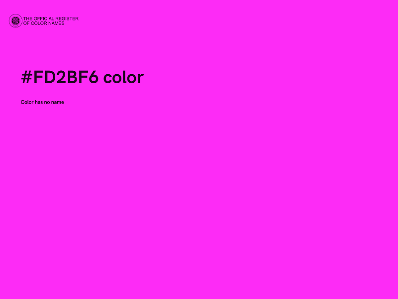 #FD2BF6 color image