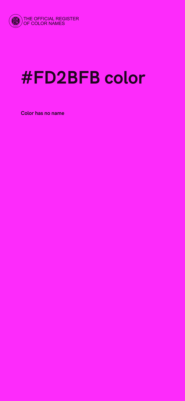 #FD2BFB color image