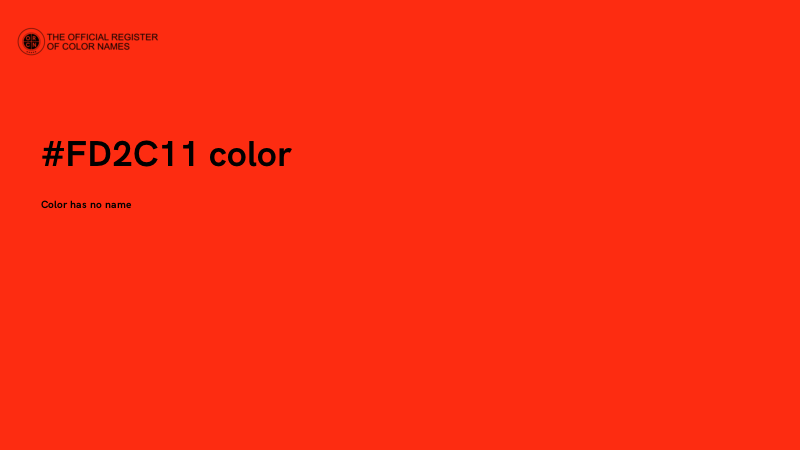 #FD2C11 color image