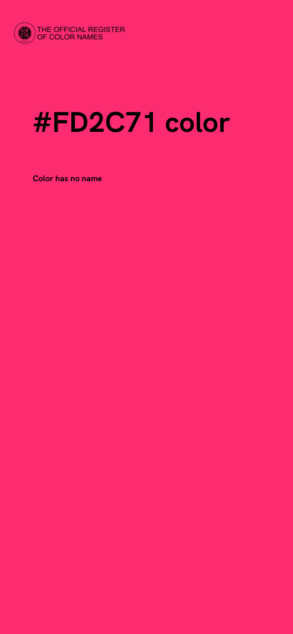 #FD2C71 color image