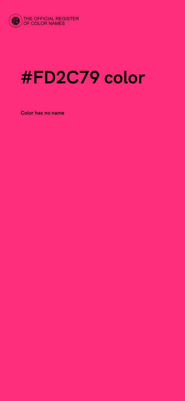 #FD2C79 color image