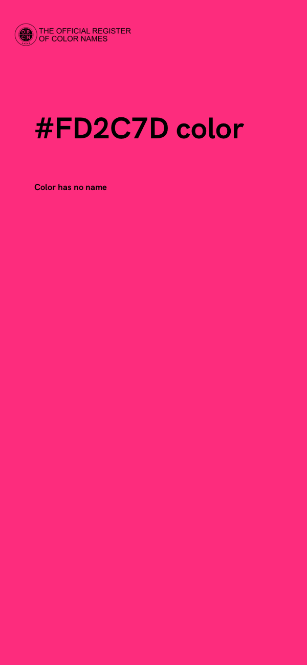 #FD2C7D color image