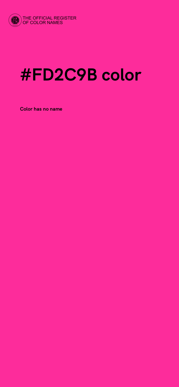 #FD2C9B color image