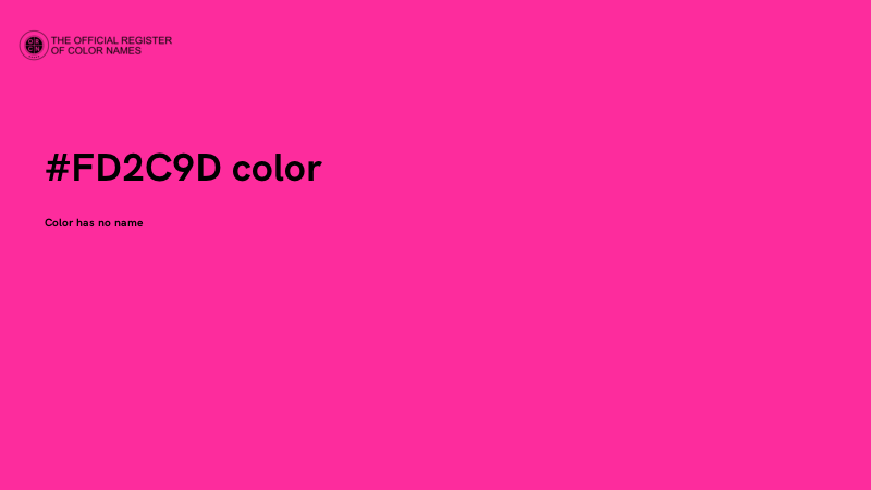 #FD2C9D color image