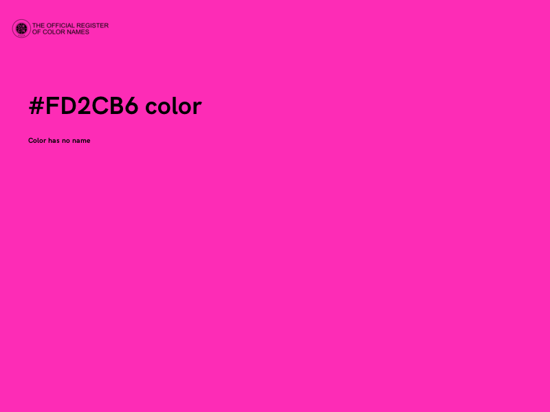 #FD2CB6 color image