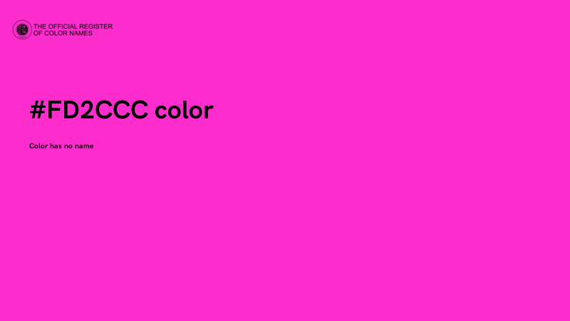 #FD2CCC color image