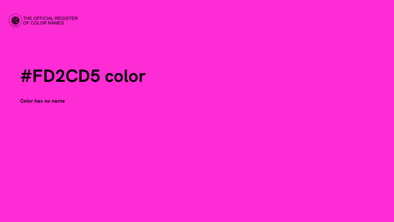 #FD2CD5 color image