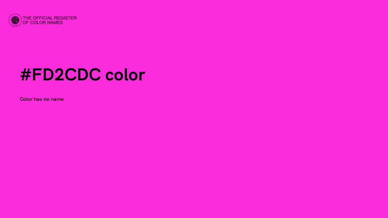 #FD2CDC color image