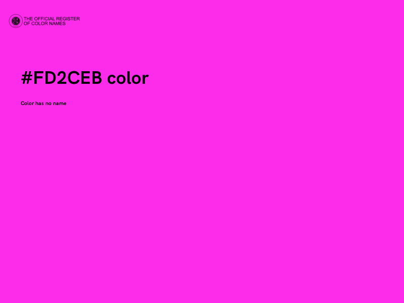 #FD2CEB color image