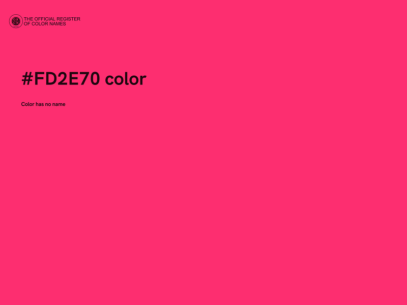 #FD2E70 color image
