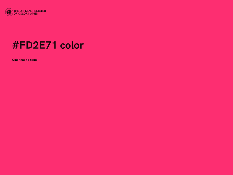 #FD2E71 color image