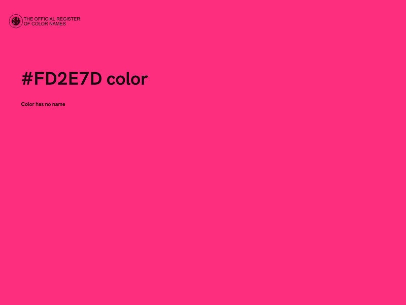 #FD2E7D color image