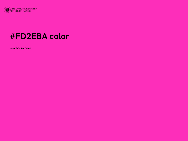 #FD2EBA color image