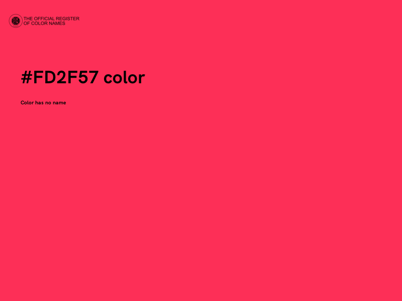 #FD2F57 color image