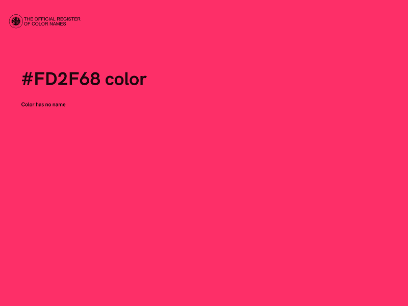 #FD2F68 color image