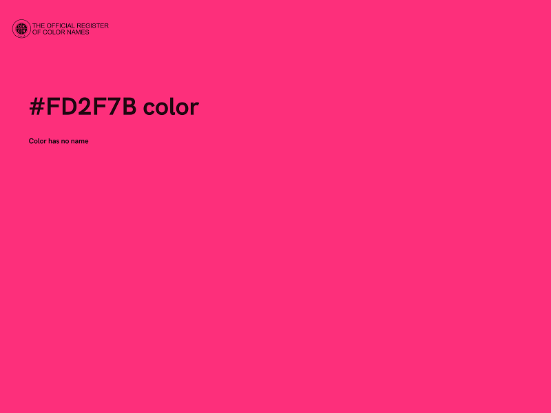 #FD2F7B color image