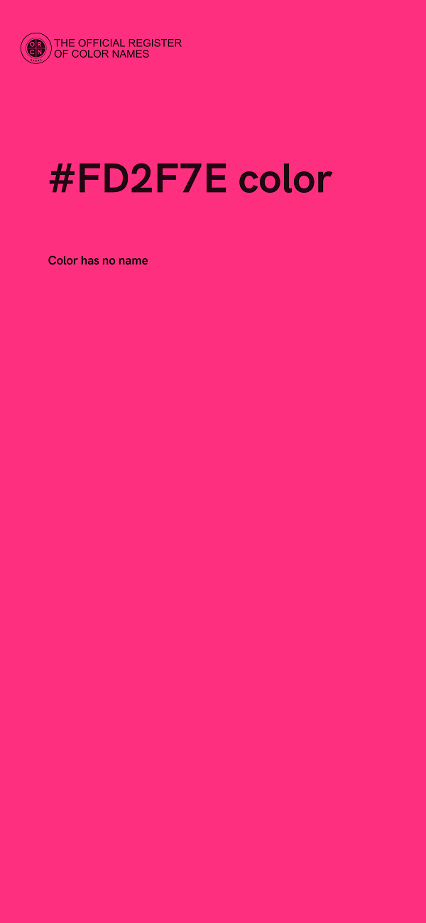 #FD2F7E color image