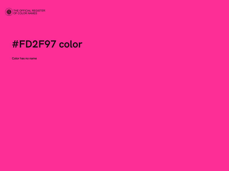 #FD2F97 color image