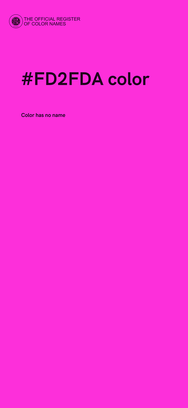#FD2FDA color image