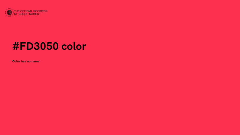 #FD3050 color image