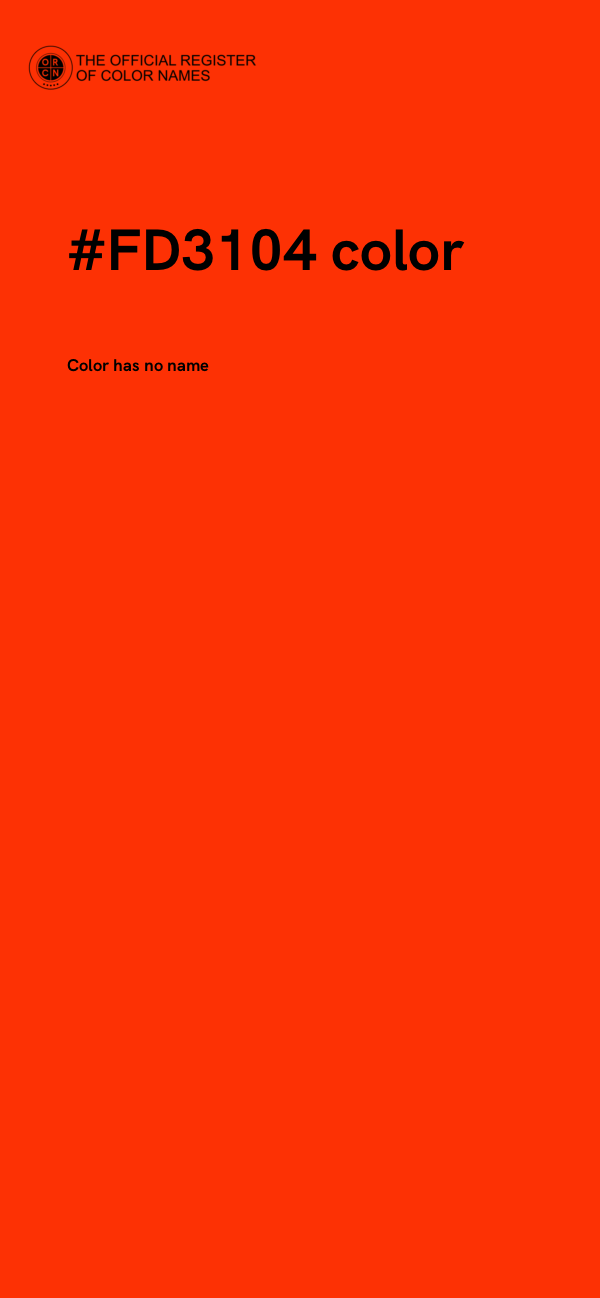 #FD3104 color image