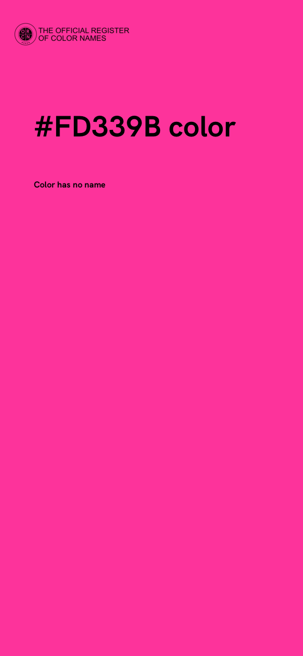 #FD339B color image