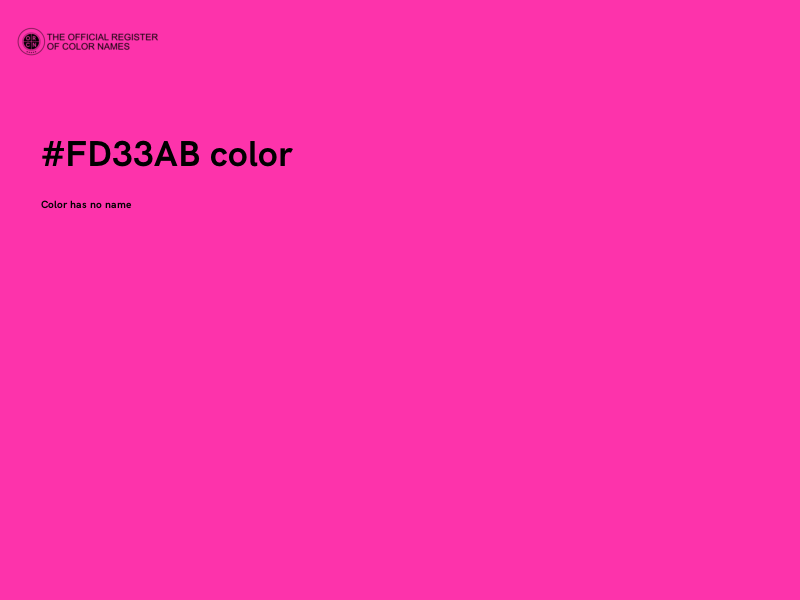 #FD33AB color image