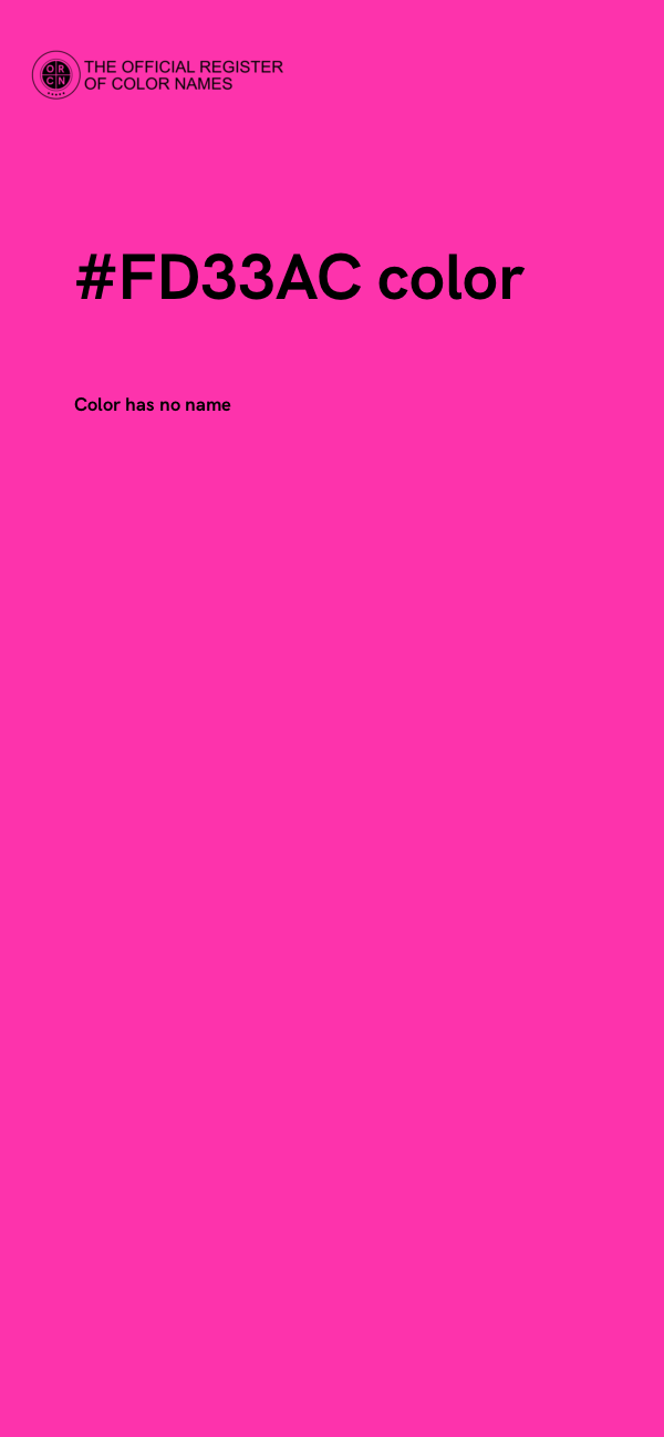 #FD33AC color image