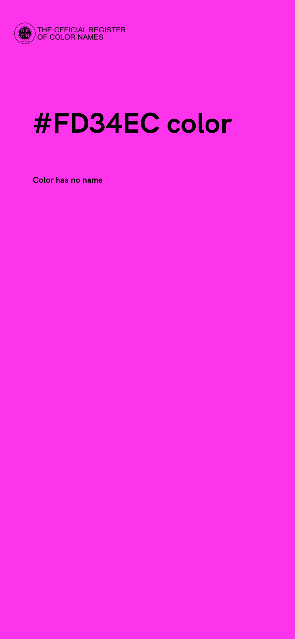 #FD34EC color image