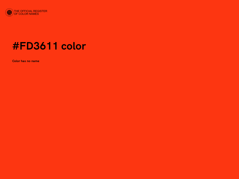 #FD3611 color image