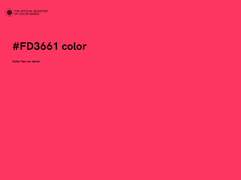 #FD3661 color image