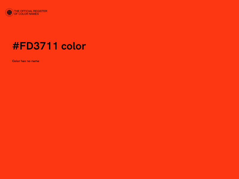 #FD3711 color image