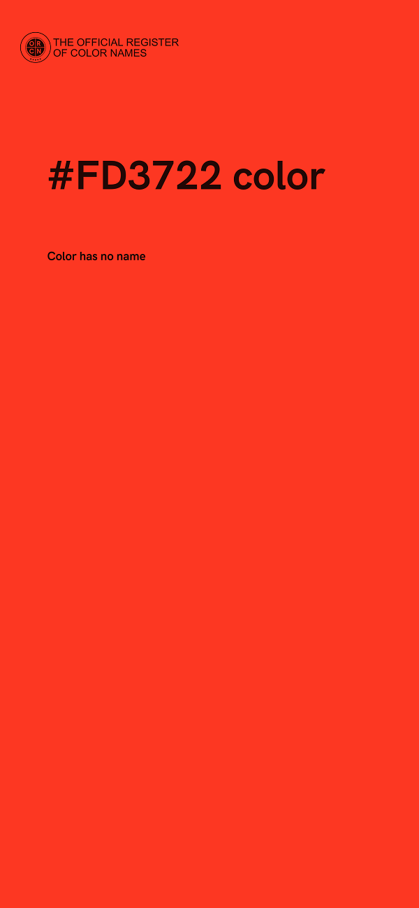 #FD3722 color image
