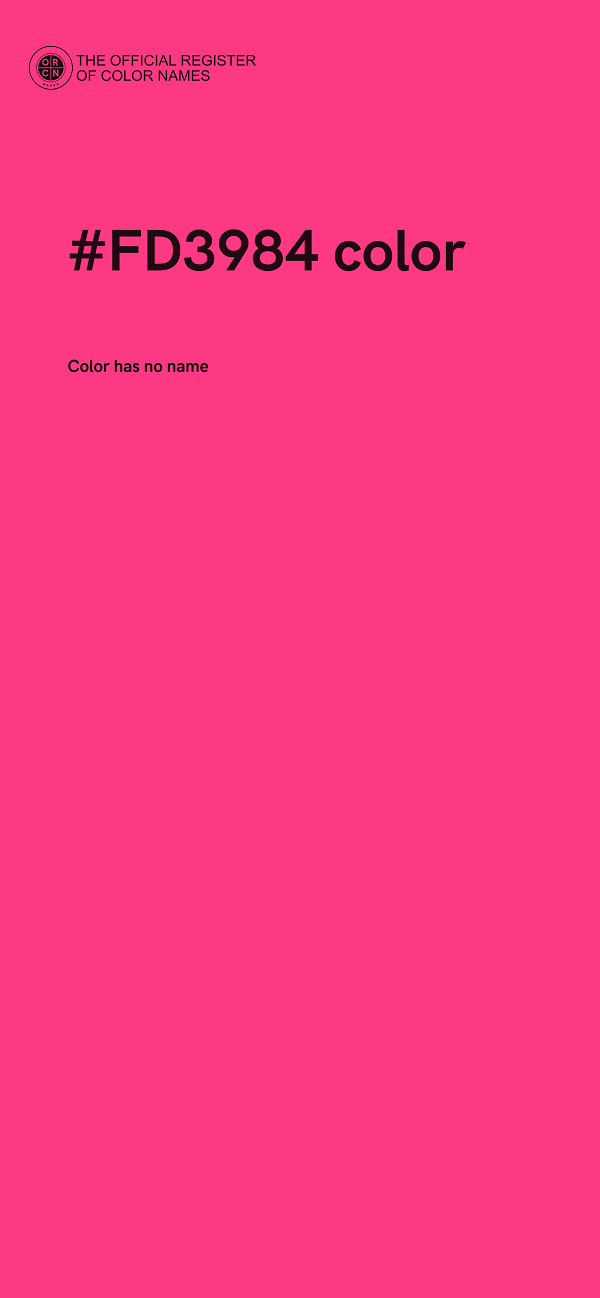#FD3984 color image
