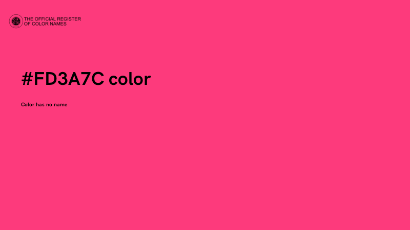 #FD3A7C color image