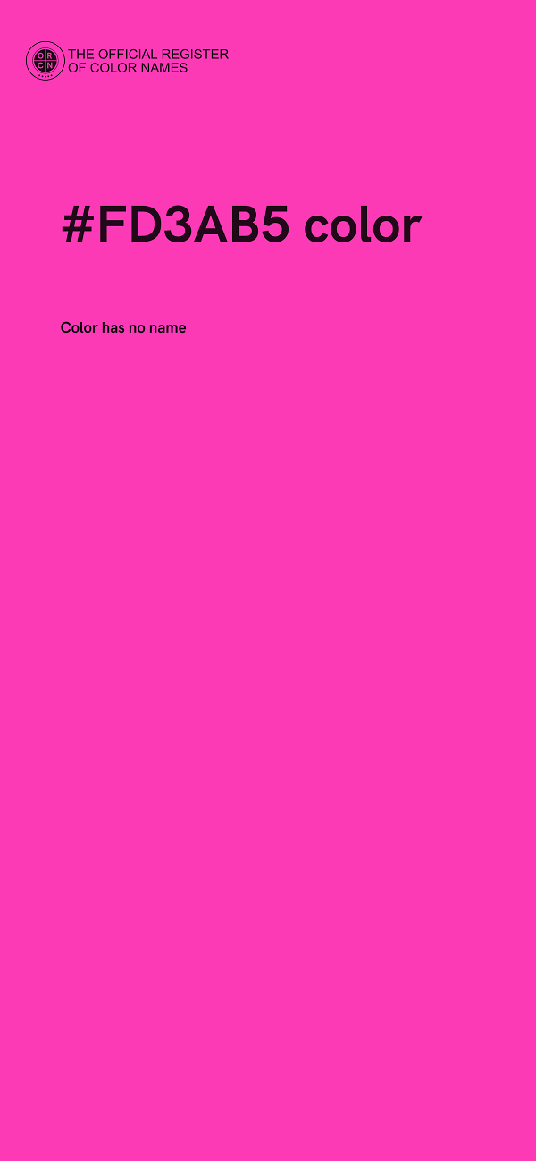 #FD3AB5 color image