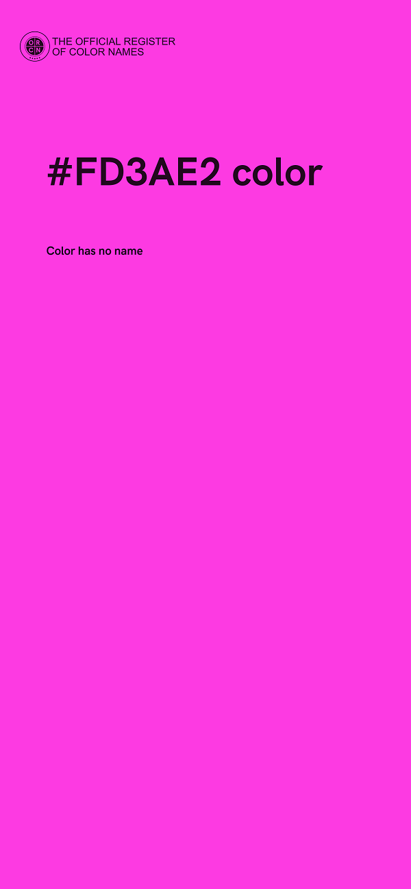 #FD3AE2 color image