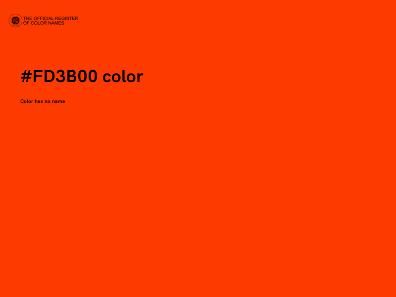 #FD3B00 color image
