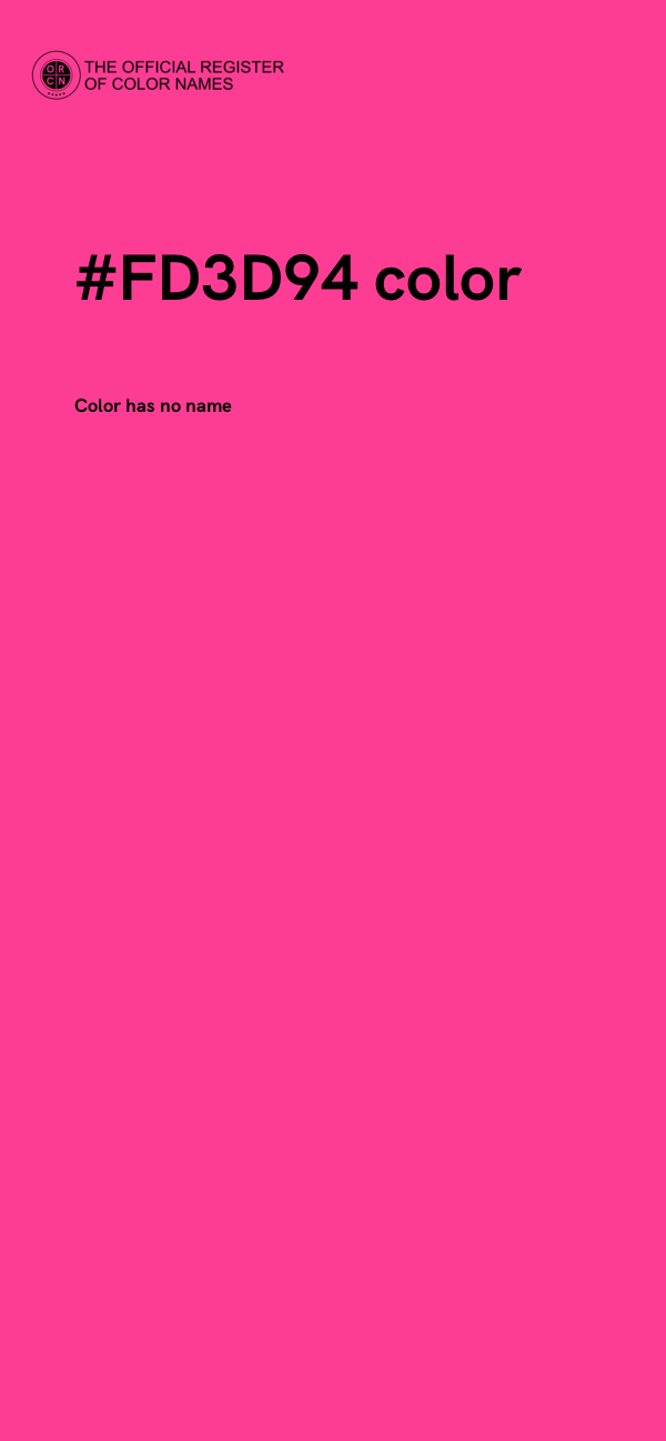 #FD3D94 color image