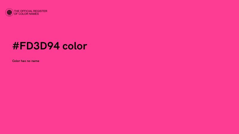 #FD3D94 color image