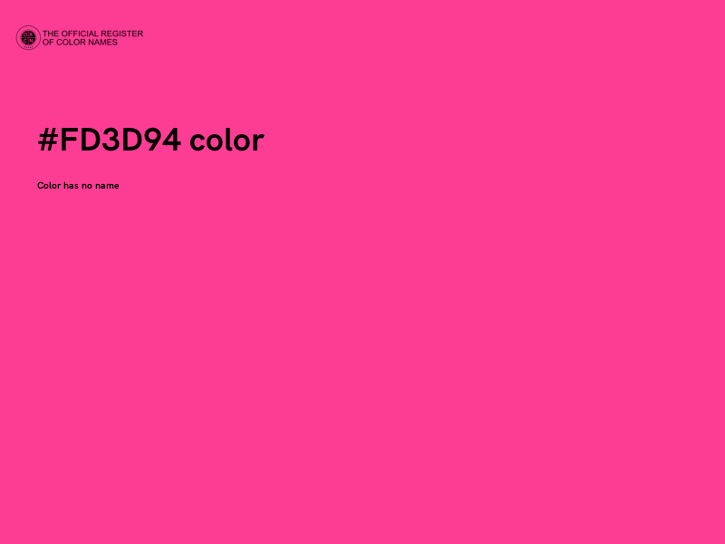 #FD3D94 color image