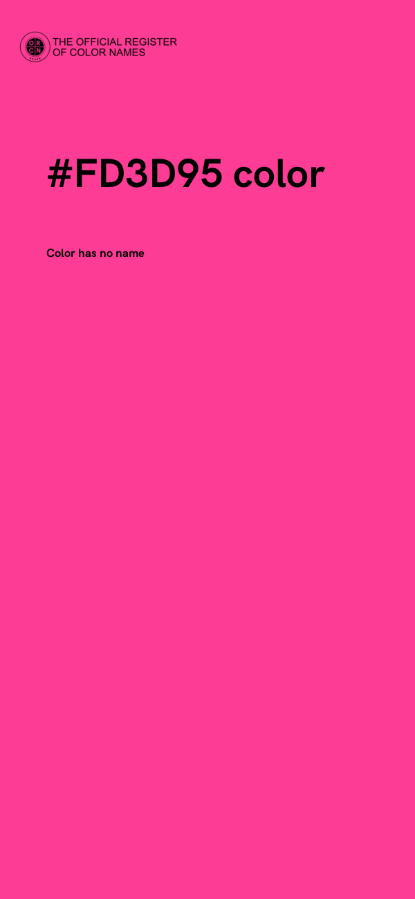 #FD3D95 color image