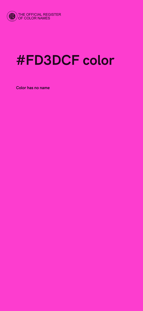 #FD3DCF color image