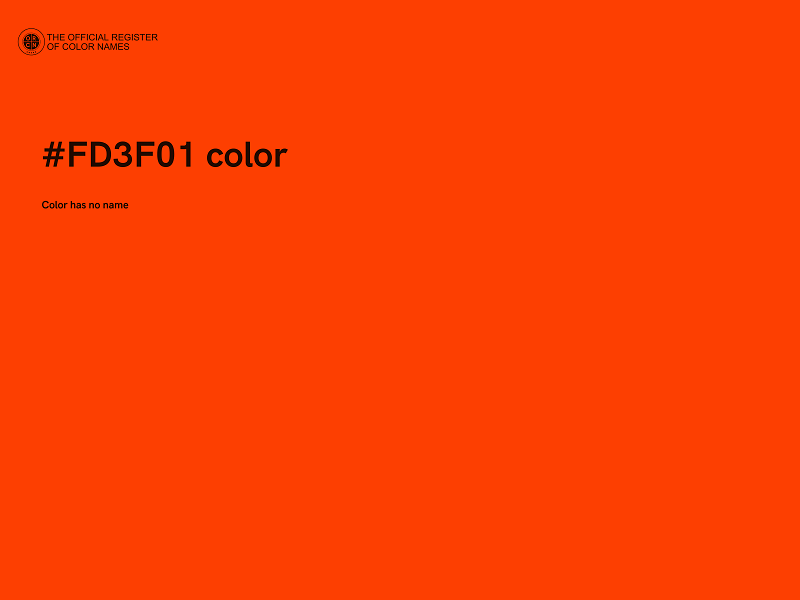 #FD3F01 color image