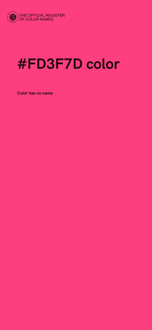 #FD3F7D color image