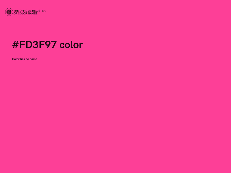 #FD3F97 color image