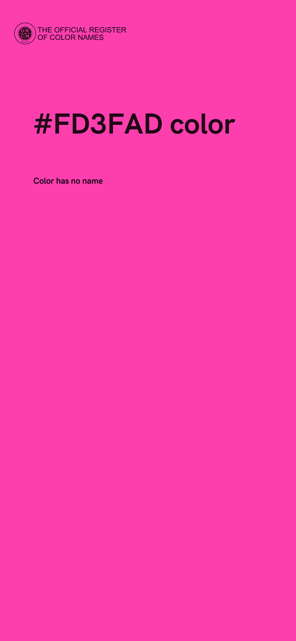 #FD3FAD color image