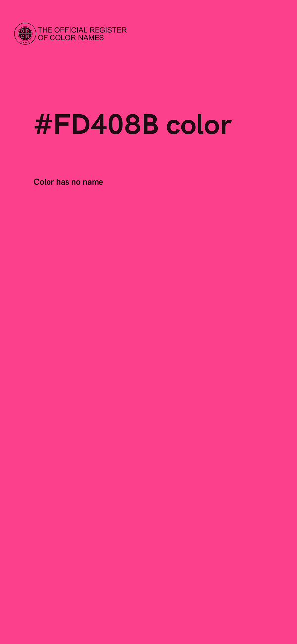 #FD408B color image